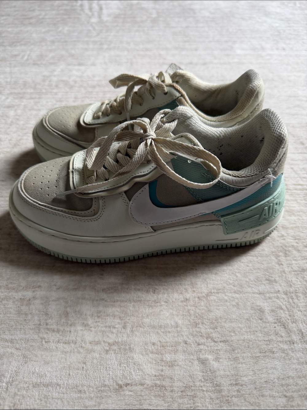 Women’s Neutral Beige & Cream Sneakers - Picture 2 of 3